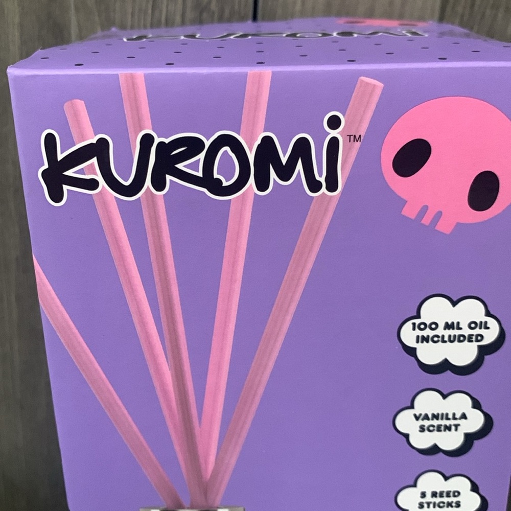 Hello Kitty's Friend Kuromi Reed Glass Vanilla Diffuser In Box By Sanrio - Picture 4 of 9